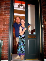 Doorway couple